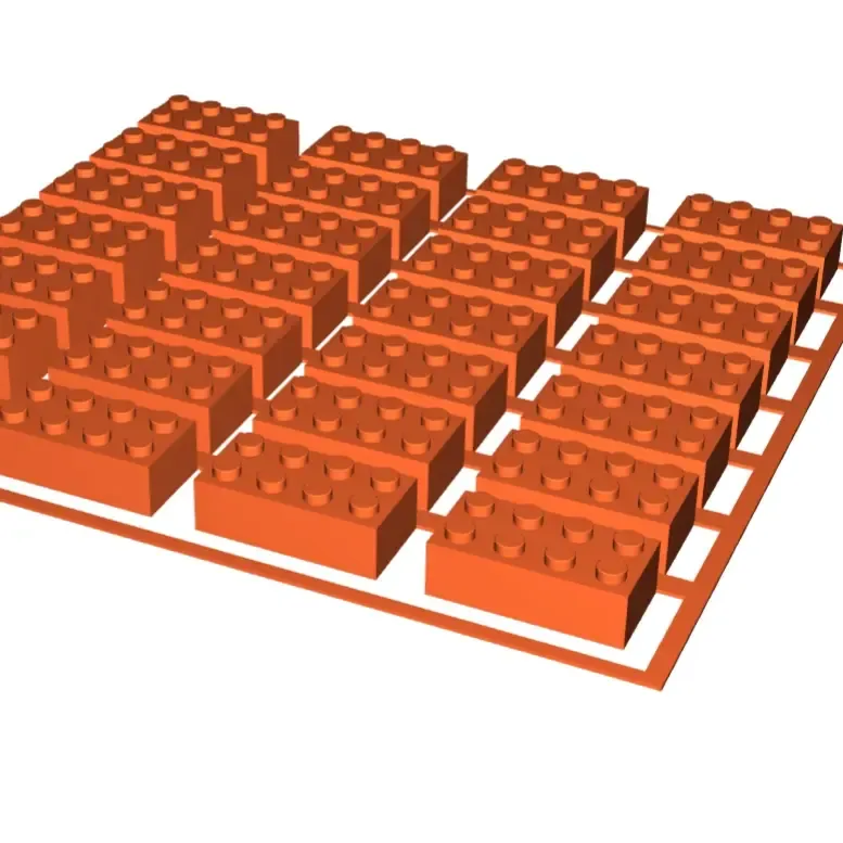 2x4 Brick Kit Card / Kit Card de Ladrillos 2x4