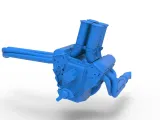 Engine V8 for Supermodified race car Version 5 Scale 1:25-4