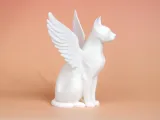 Кошка с ангельскими крыльями-8