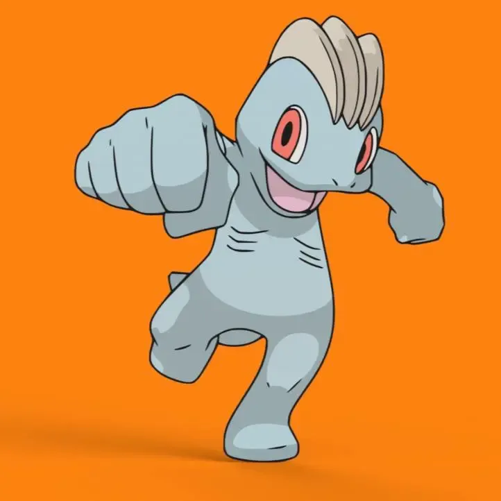 Machop Wall Art
