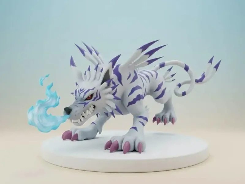 Garurumon Digimon Creature Model