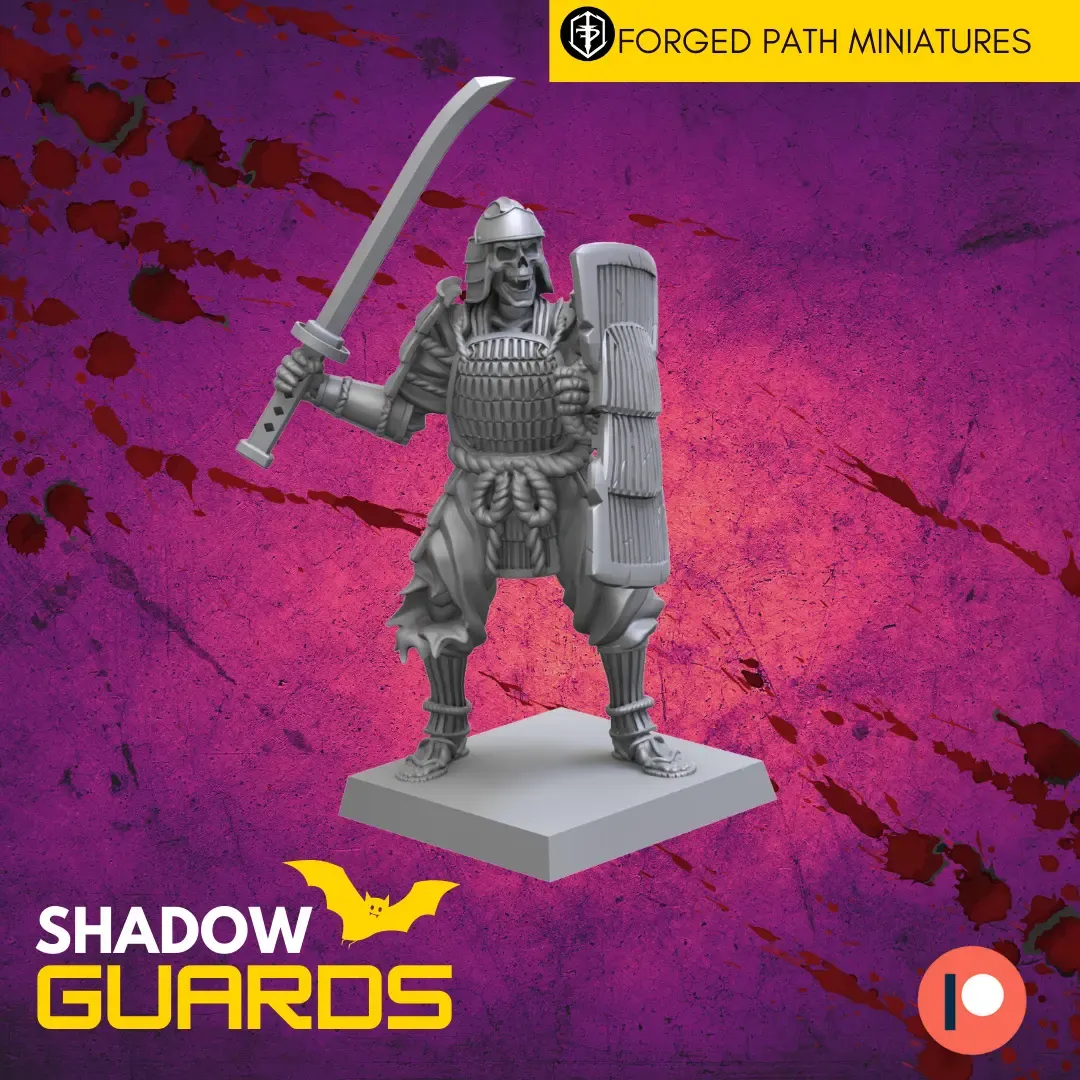 Skeleton Samurai Shadow Guards
