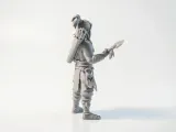 Hunter Warrior Figurine Fantasy 3D Printable-2