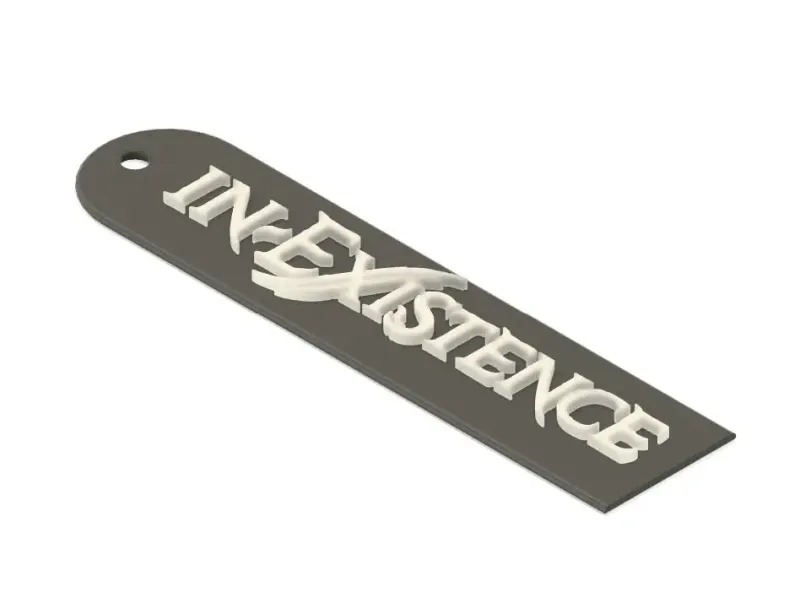 Band Logo Keychain In-Existence