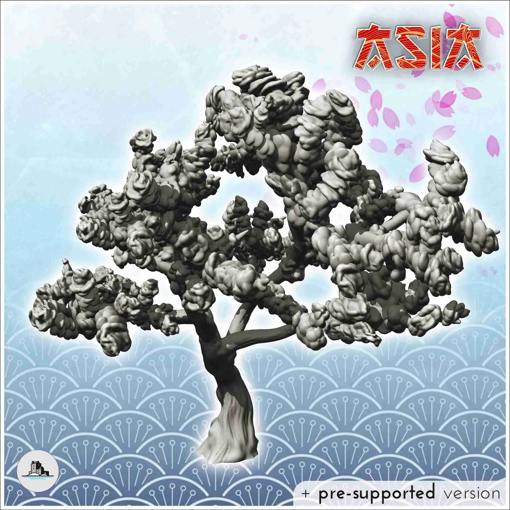 Sakura - Asya manzara arazisi warhammer savaş oyunu japon