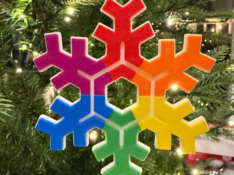Pride Snowflake Ornament