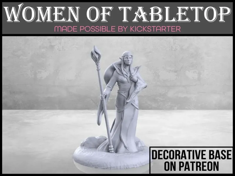 Elven Sorceress - Tabletop Miniature