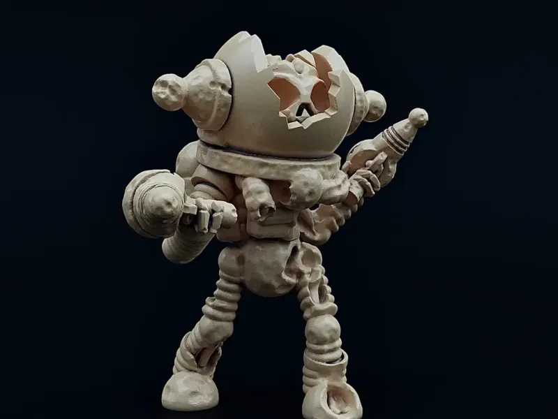 Gepantserd skelet Zeta-Reticulan Minion
