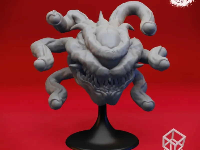 Eye Tyrant - Miniatura de mesa (STL pré-suportada)
