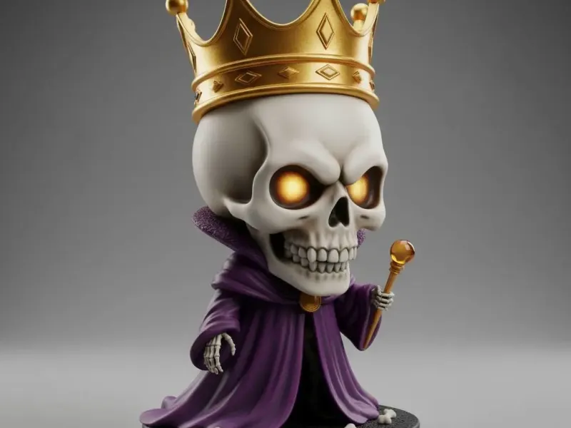 Chibi Skull King – Royal Doom Collectible Figurine