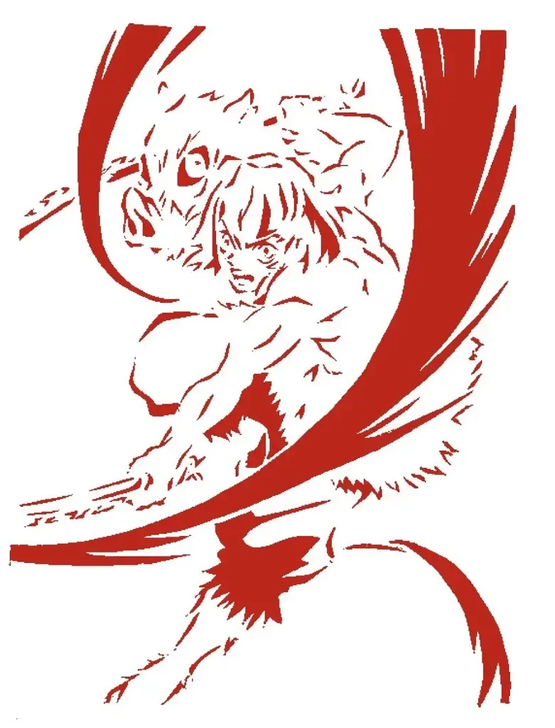 Inosuke Hashibira stencil