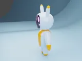 Cute Robot 3D Model High Detail Stylized Character Rigged-3