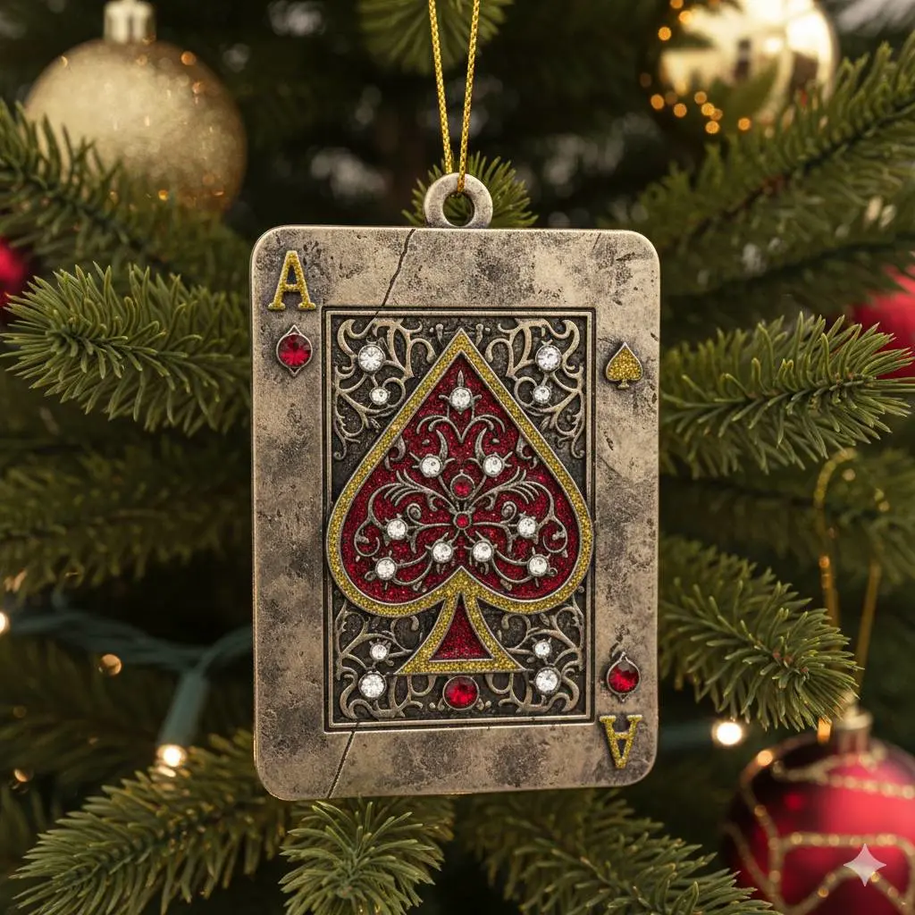 3D Printer Files | 3MF File | Christmas ornament Poker Card | Creality ...