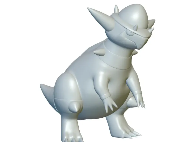 Pokémon Rampardos #409 - Pronto para impressão 3D!