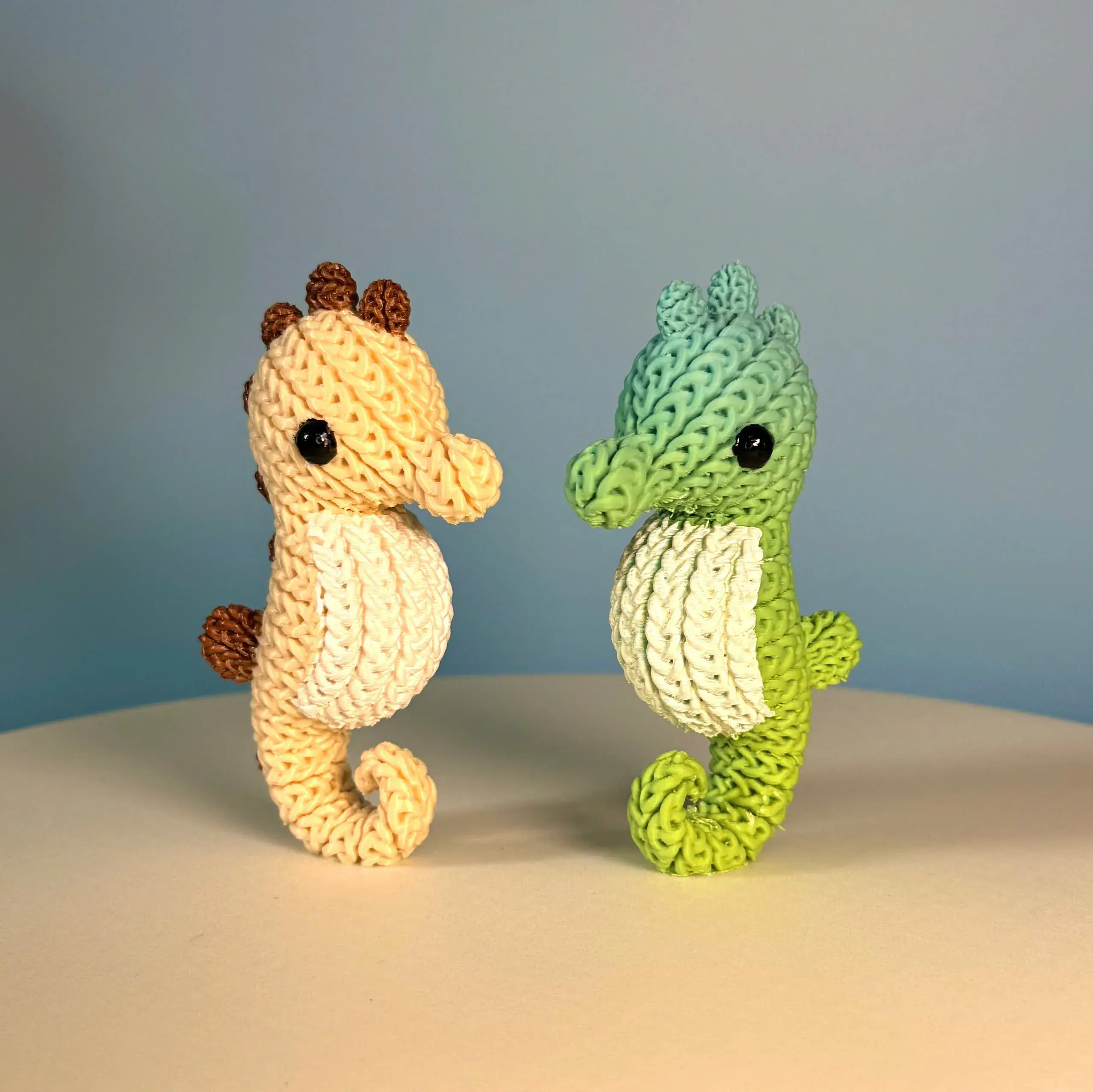 Seahorse Crochet - Knitted - STL & 3mf Multicolor