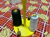 Sewing Thread Spool Holder with Pins and 10 Spools-0