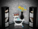 Miniature furniture - 1:12 Scale Two-Tier Side Table-5