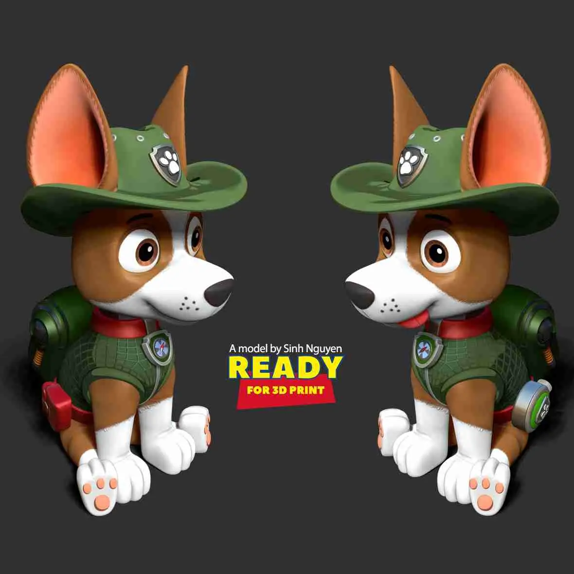 Tracker - Fanart de Paw Patrol