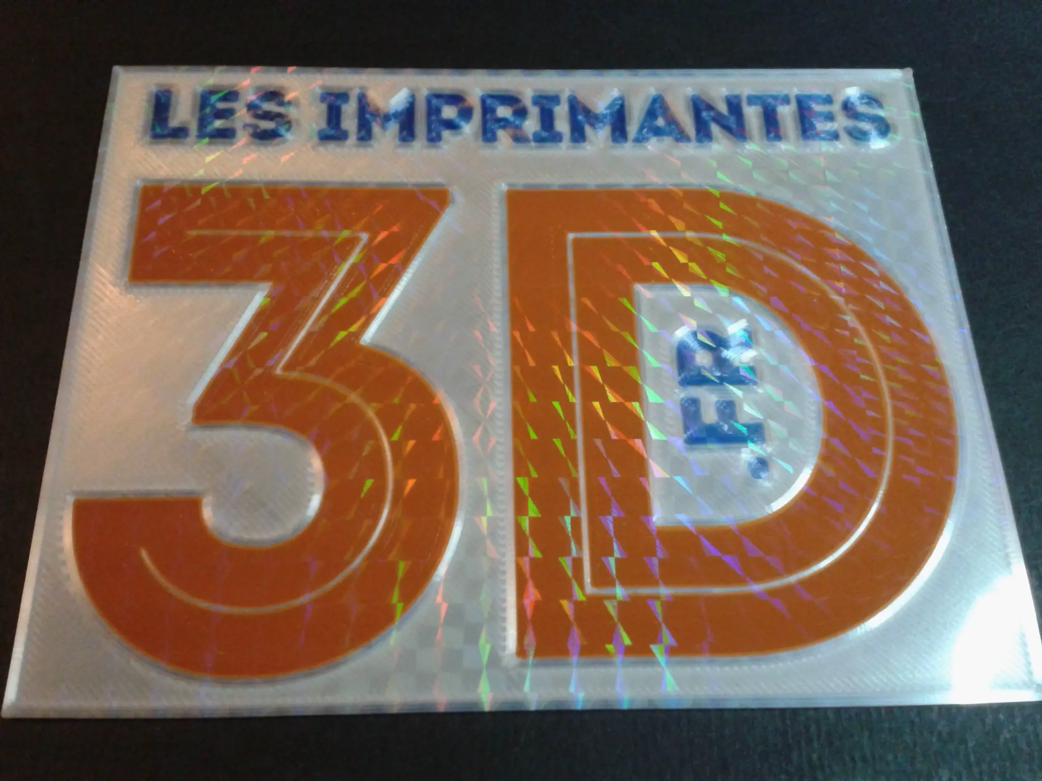 logo lesimprimantes3d.fr essai 04 (scindable Multi Couleur)