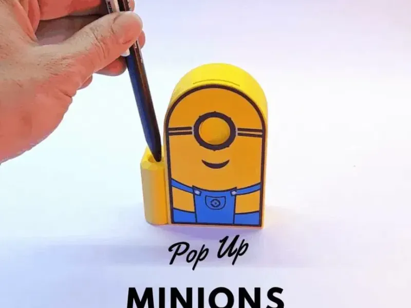 Minions Penholder Pop Up