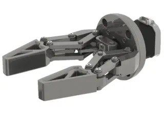 Robot servo motor gripper