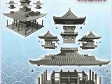 Asian palace with five towers and large roof (28) - Japan Ch-2