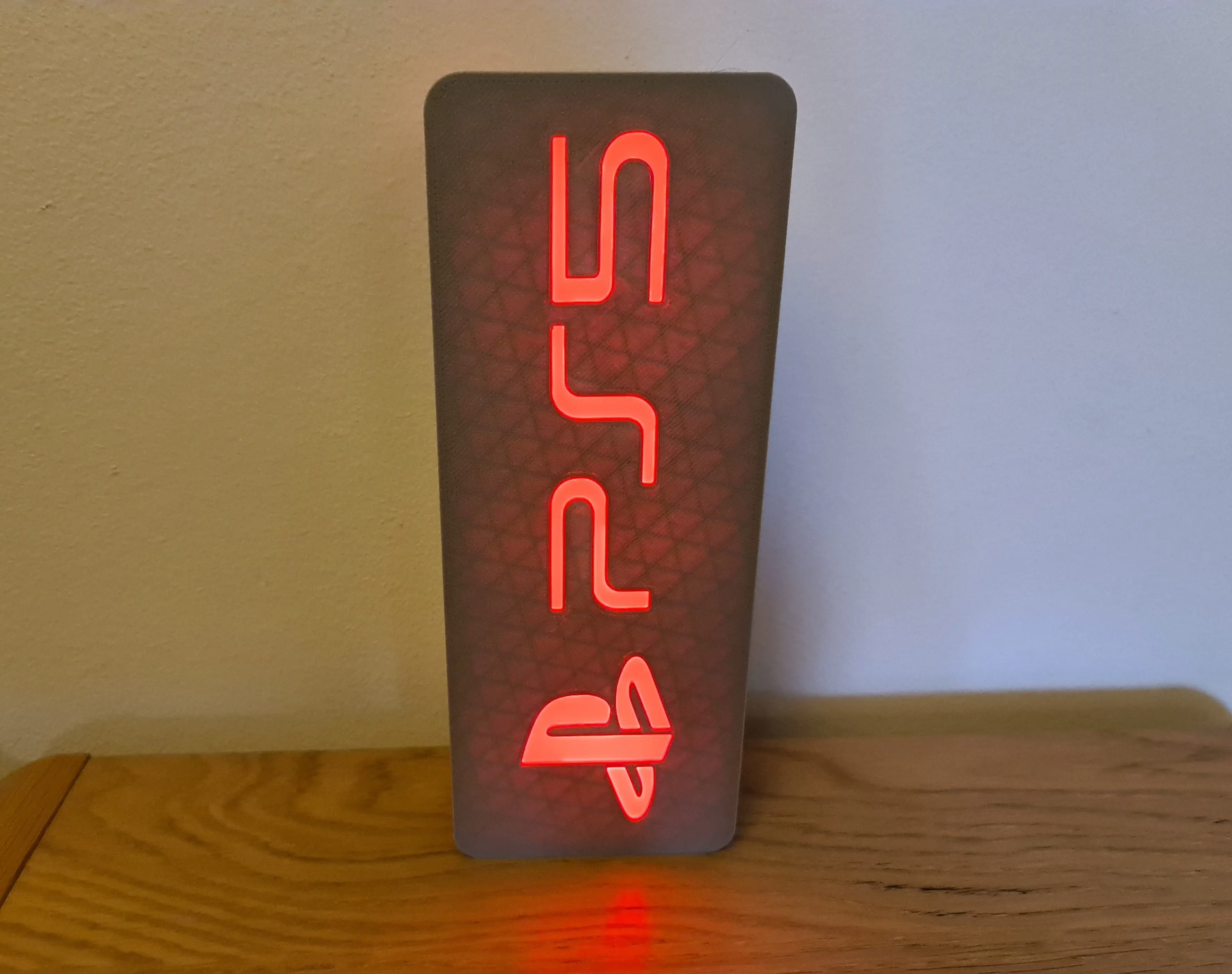 LED Lightbox Sony Playstation PS5 Console Gamer Gaming licht