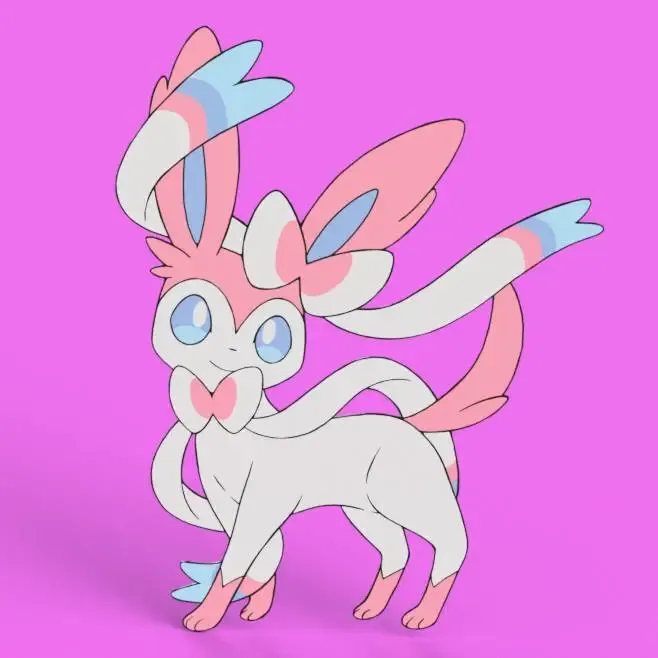 Sylveon Wall Art