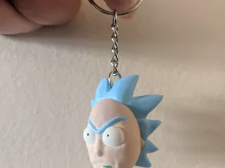 Rick Sanchez face Keychain - Rick and Morty
