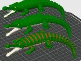 Sarcosuchus, SuperCroc Flexi (Multicolor 3mfs included)-4