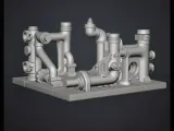 D&D - Dwarf rusty pipes room-2