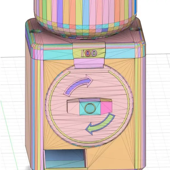 Gumball/sweet dispenser style pill or tablet dispensor