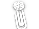 Paperclip chocolate cookie - bookmark-2