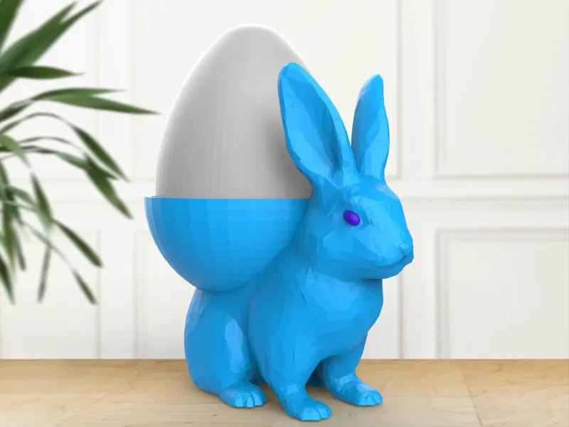 Easter Bunny Egg Holder, Easter Egg Gift, Rabbit Egg Holder