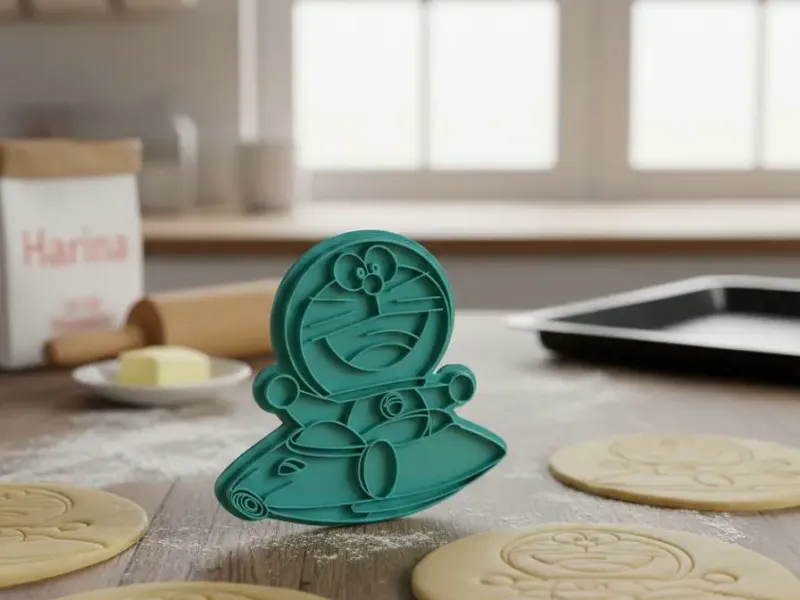 doraemon flying car cookie cutter