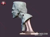 Frankenstein Sculpture Bust - Monster Miniature Toy-3