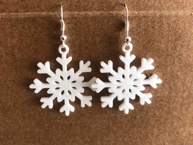 EARRING SNOWFLAKES COPO DE NIEVE
