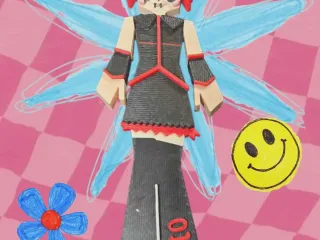 Kid Designed!!!! Kasane Teto Japanese Singer Anime Vocaloid