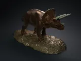 TRICERATOPS STATUE-0