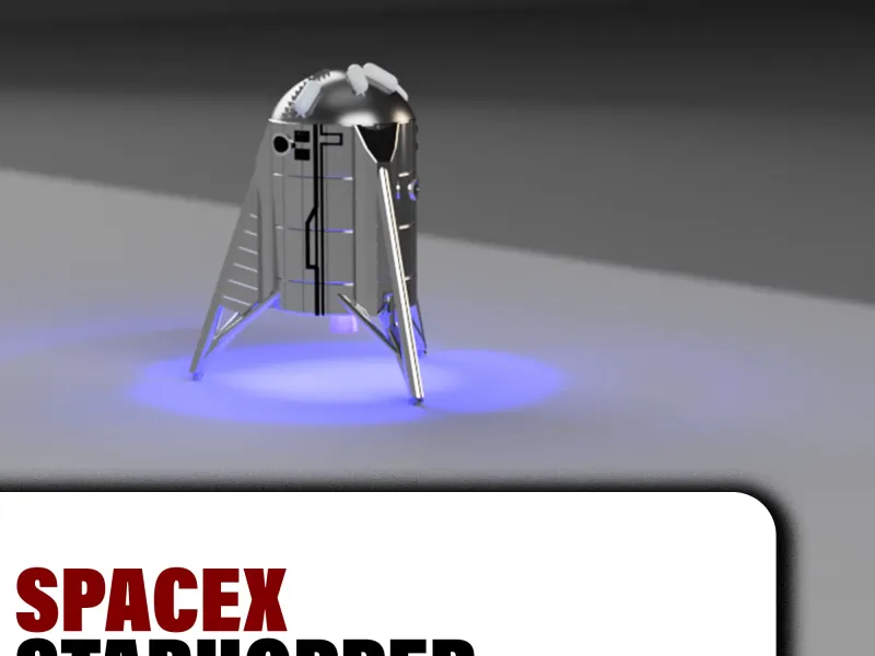 SpaceX Starhopper | Leds în interior