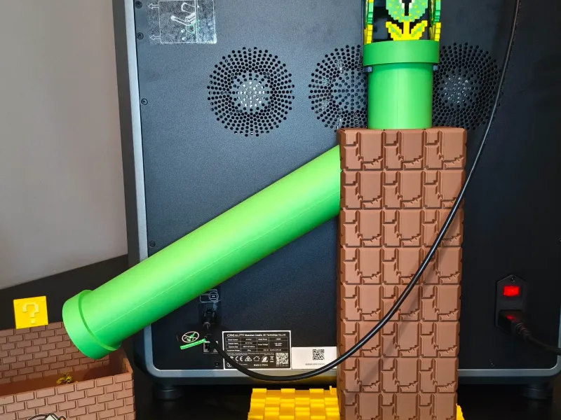 Creality K2 Plus “Pipe‑Line Poop Chute” Super Mario Edition