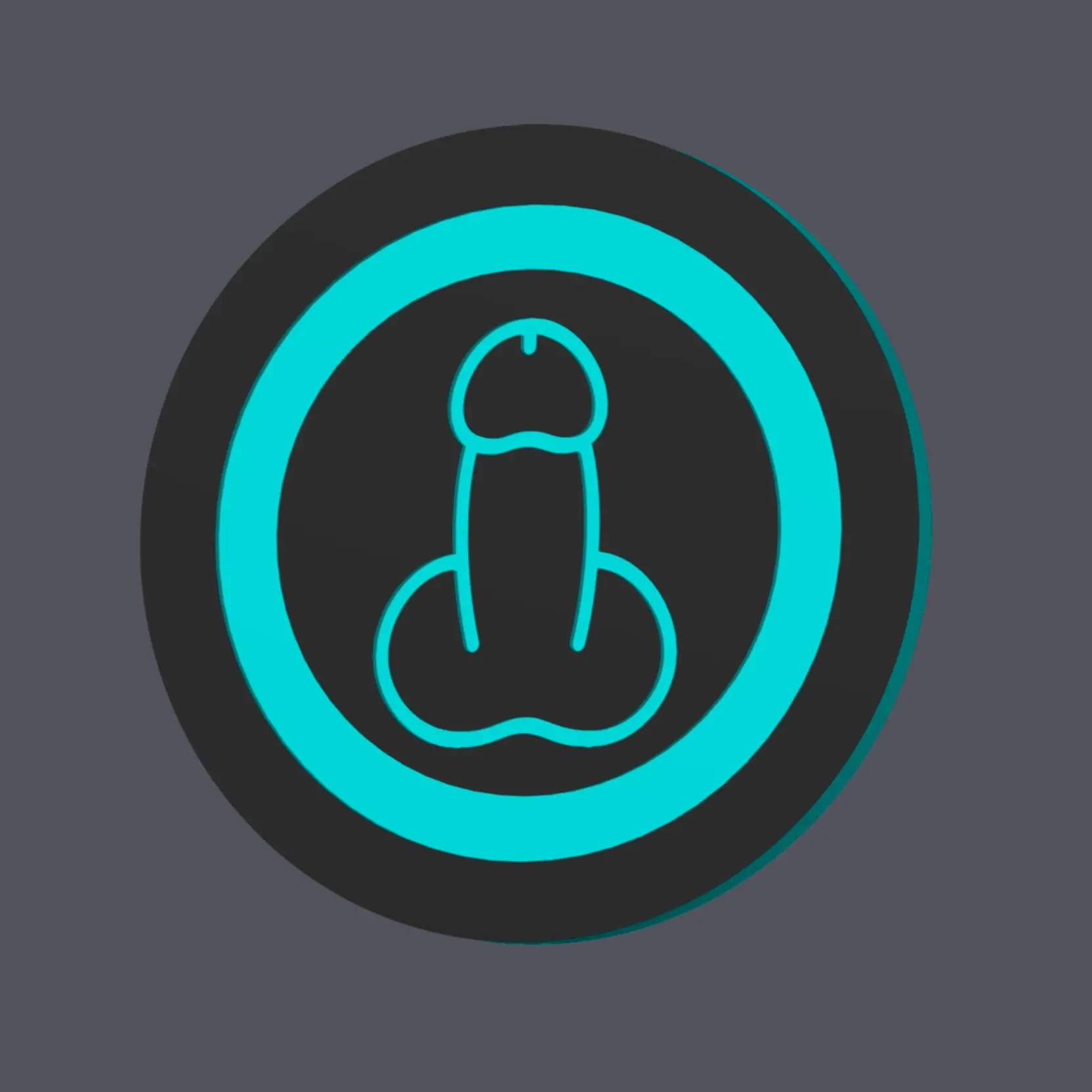 Penis Forbidden - Traffic Sign - Cookie Cutter with Embosser