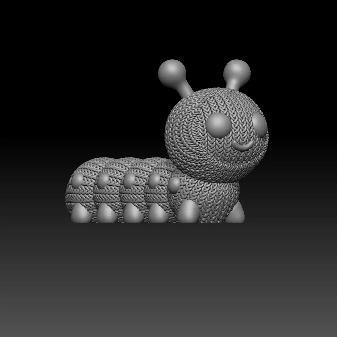 Knitted Caterpillar
