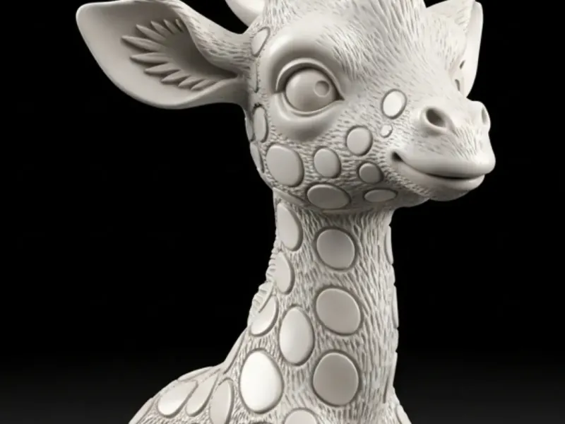 Chaveiro filhote de Girafa