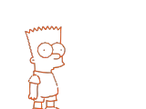 Bart simpson wall decor-0