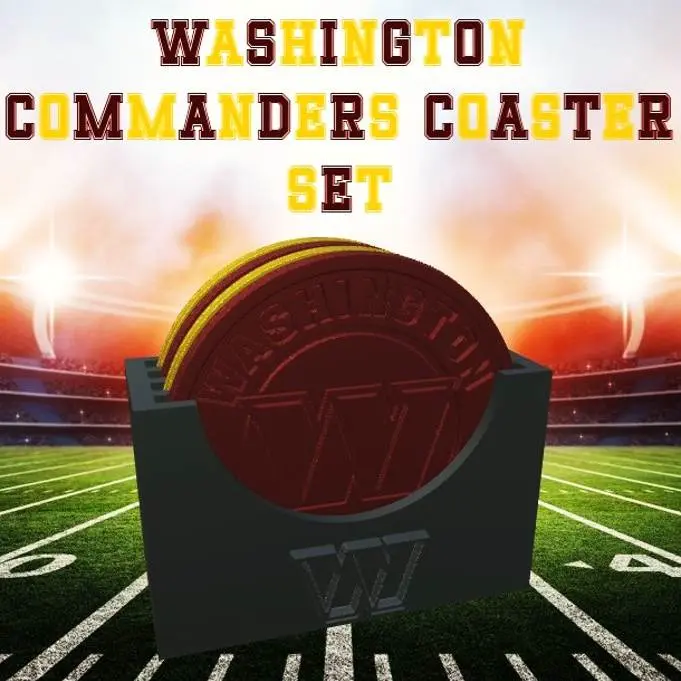 Washington Commanders Coaster Set (NFL)