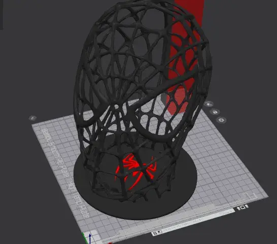 Headphone stand - abstract Spider-Man