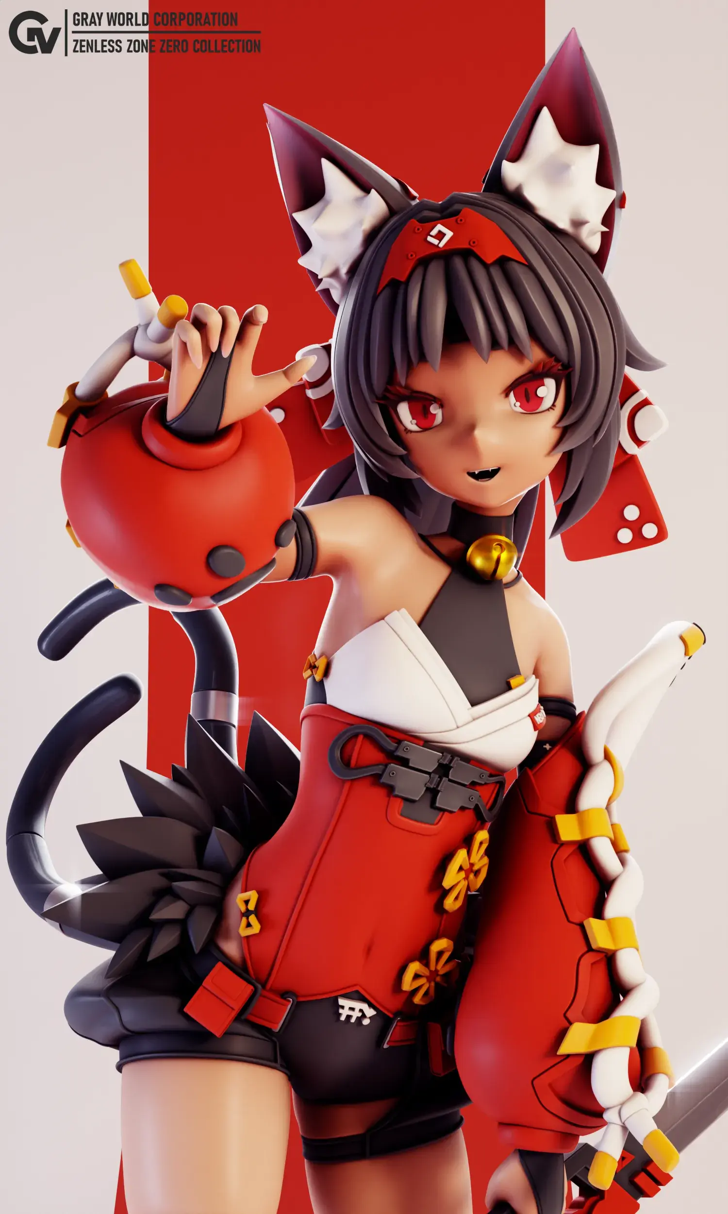 Nekomiya Mana | Zenless Zone Zero | 3D models download Nekomiya Mana | Zenless Zone Zero | 3D models download