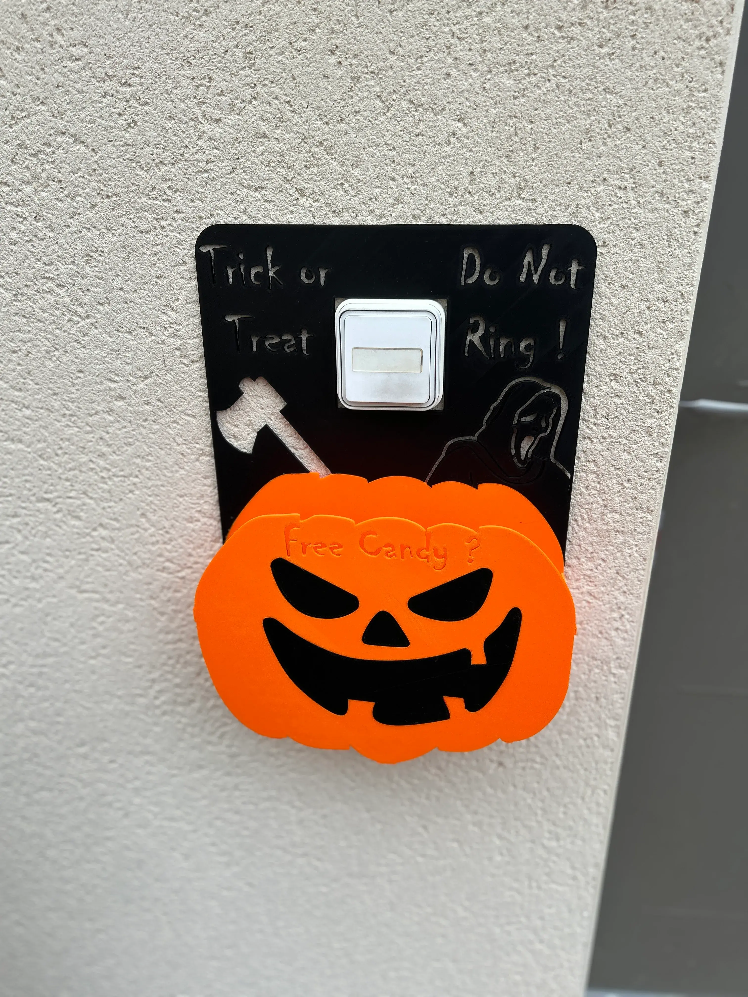 Halloween Doorbell Candy Tank
