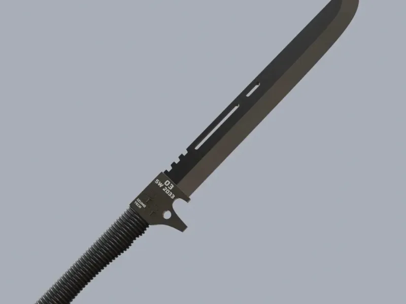 Katana Replica Soshiro Hoshina Kaiju no. 8 Fan Art